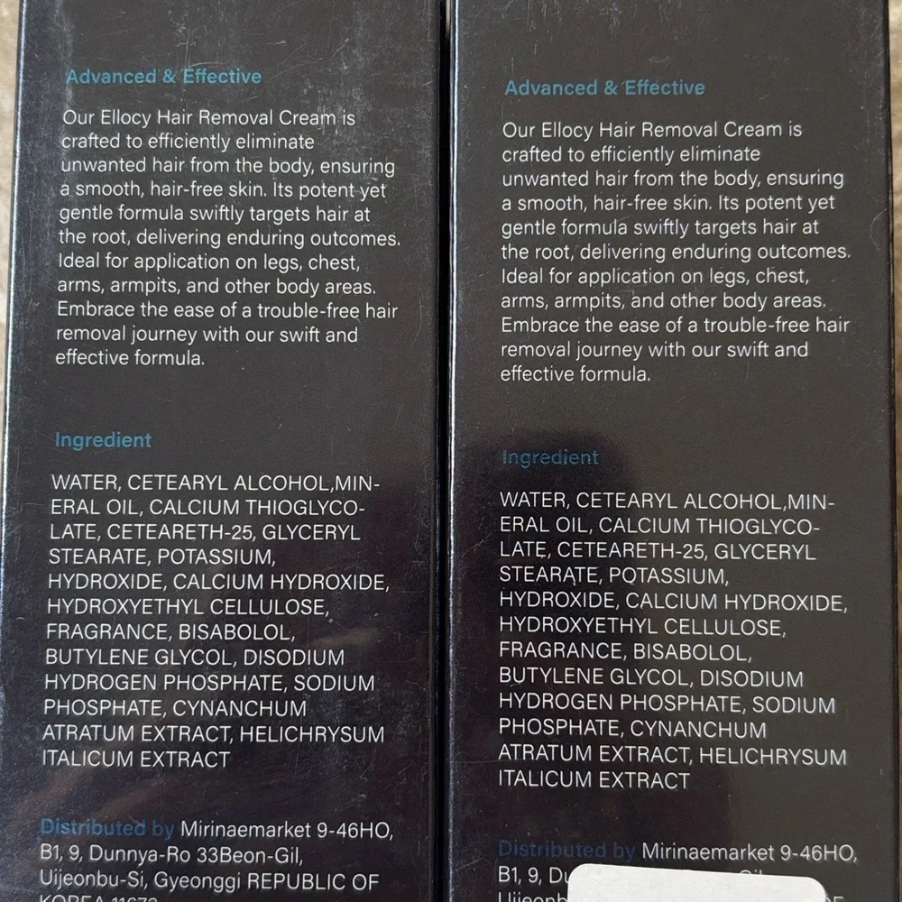 Brand New Set of 3 Men's Hair Removal Cream Chest Legs Intimate Area Depilatory